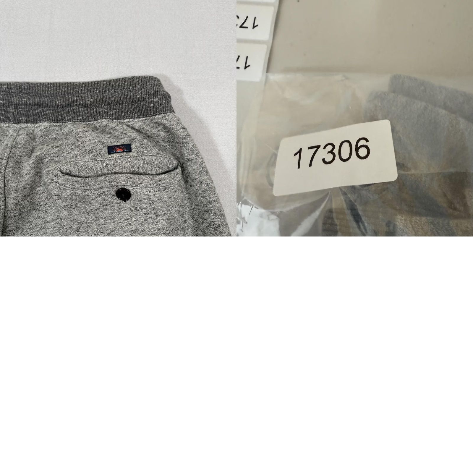 Faherty Faherty Mens Medium Gray Fleece Jogger Pants Drawstring Stretch Elastic Waist Size US 31 - 10 Thumbnail