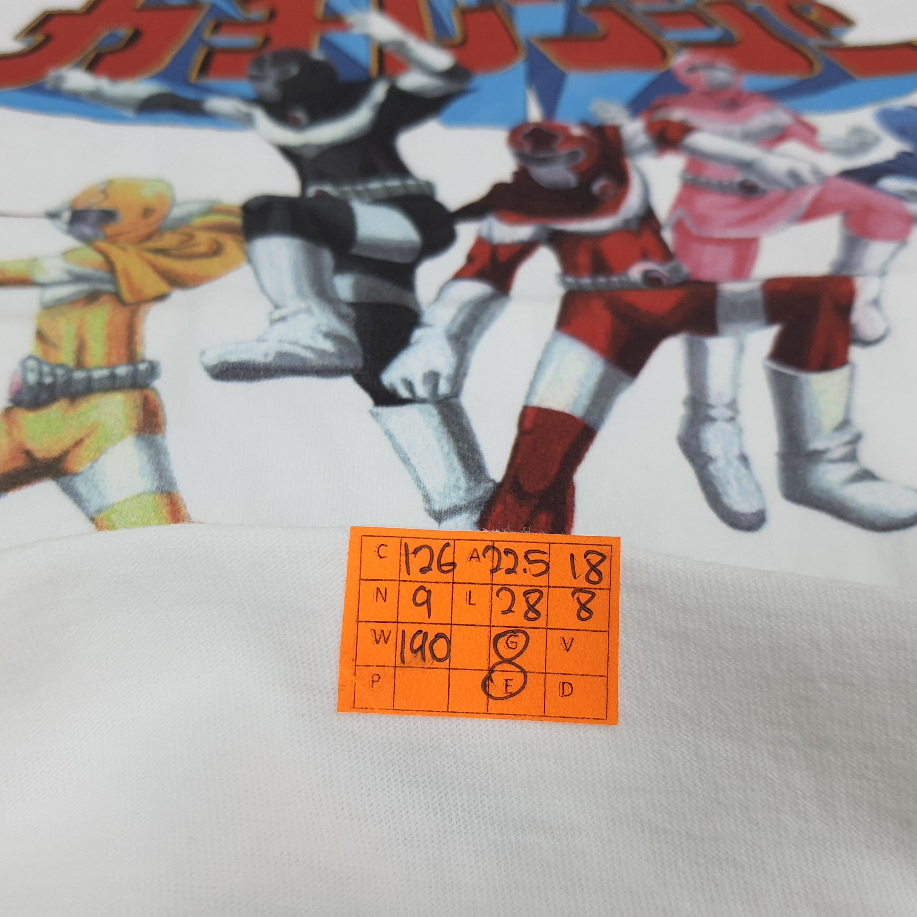 Japanese Brand × Vintage Vintage Super Sentai Gachirangers Power Rangers T-shirt Size US L / EU 52-54 / 3 - 7 Thumbnail