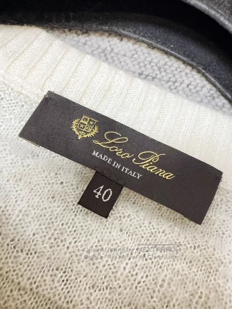 Loro Piana Colorful Knitted Cashmere Short Sleeve