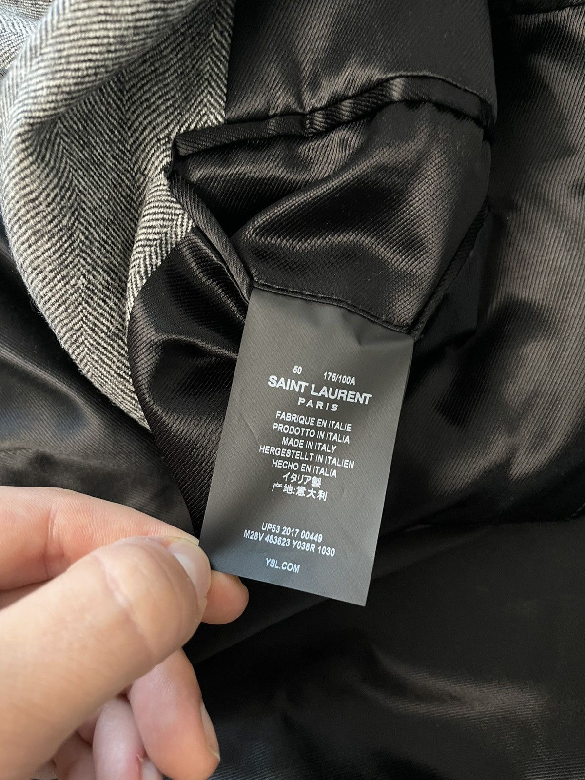 Saint Laurent Paris NEW Saint Laurent Paris FW17 Heavy Fishtail Coat Size US M / EU 48-50 / 2 - 5 Thumbnail