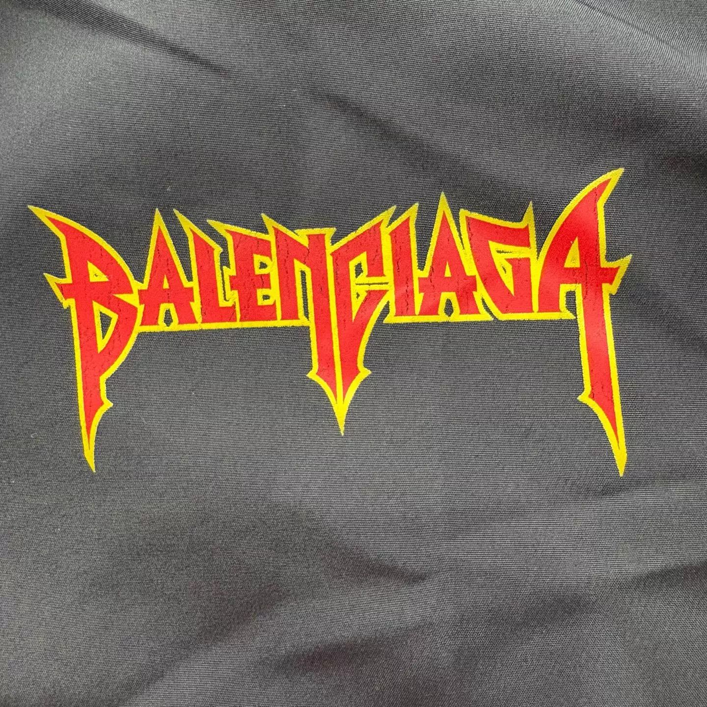Balenciaga Balenciaga FW22 logo print black jacket Size US M / EU 48-50 / 2 - 5 Thumbnail