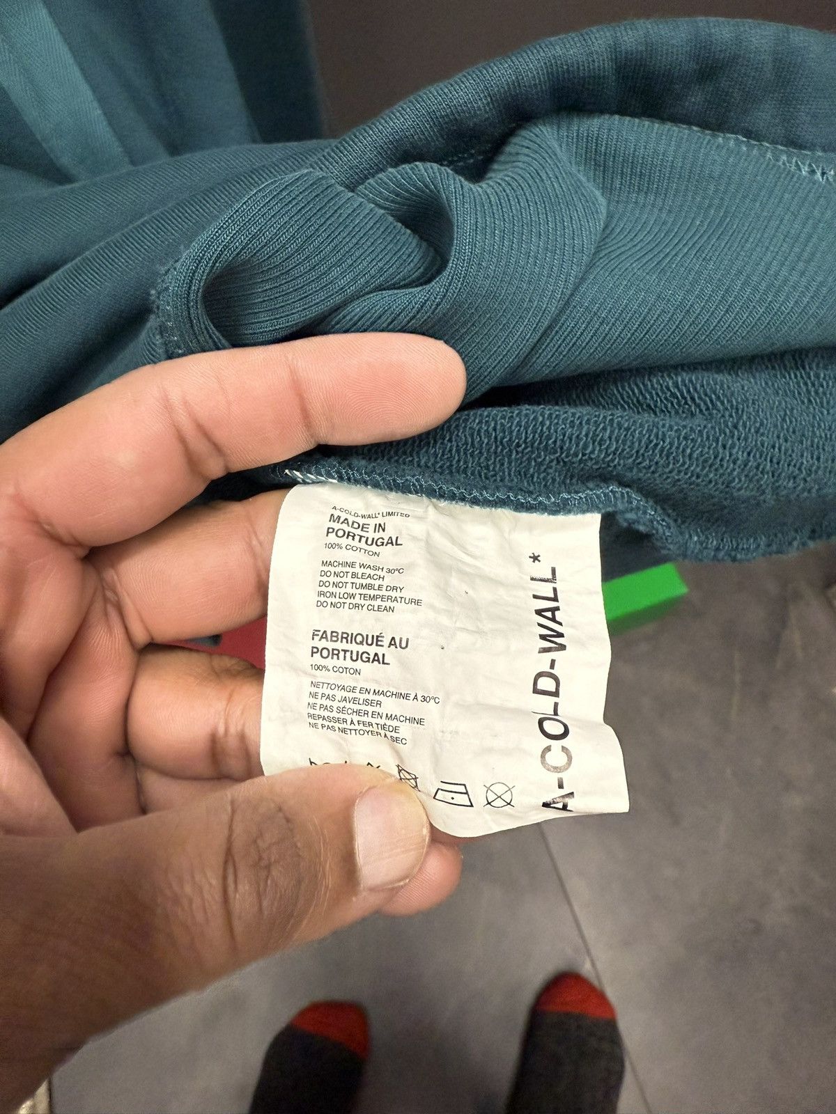 A-COLD-WALL* A Cold Wall Teal Tech Hoodie - Medium Size US M / EU 48-50 / 2 - 5 Thumbnail
