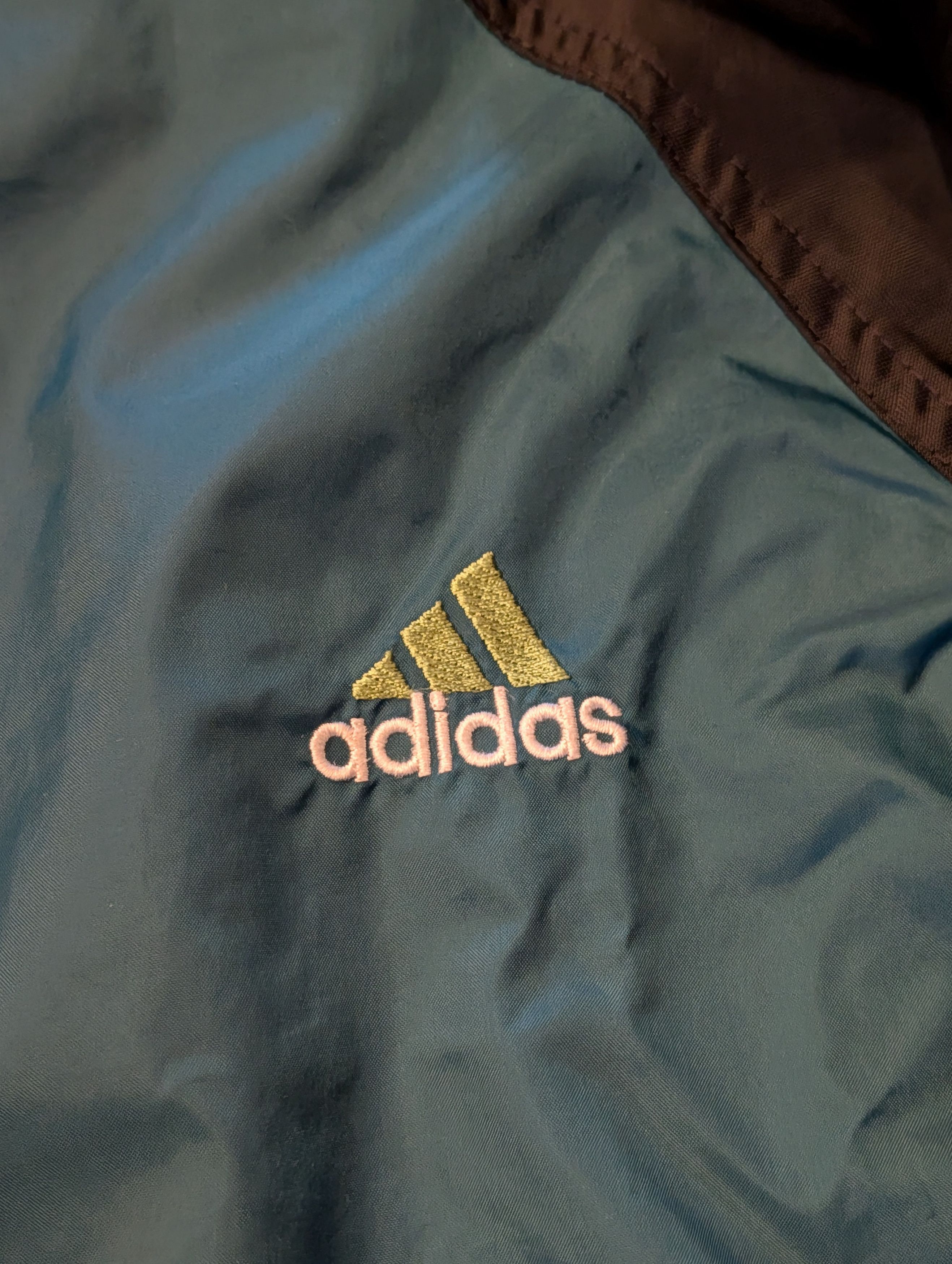 Adidas Vintage 90s Adidas Jacket Windbreaker Three-Striped Hooded Size US L / EU 52-54 / 3 - 2 Thumbnail