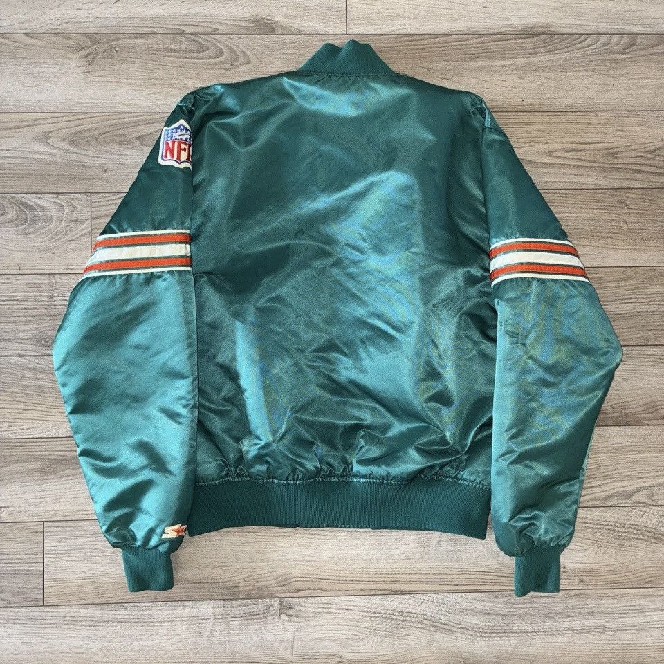 Starter 80s Starter Pro Line Miami Dolphins satin bomber jacket Size US L / EU 52-54 / 3 - 4 Thumbnail
