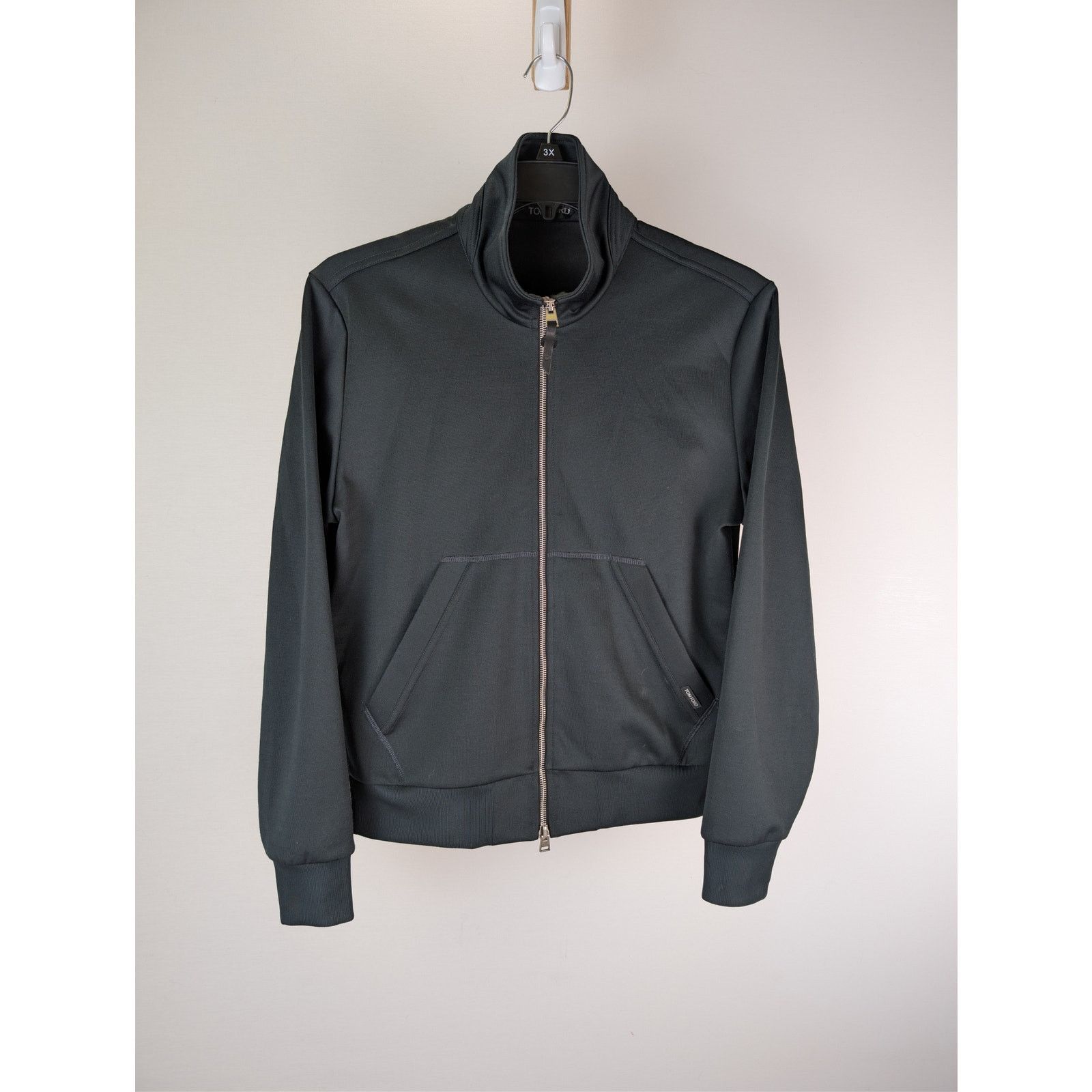 Tom Ford o1rshd1 CC20 High-Neck Track Jacket in Black Size US M / EU 48-50 / 2 - 1 Thumbnail