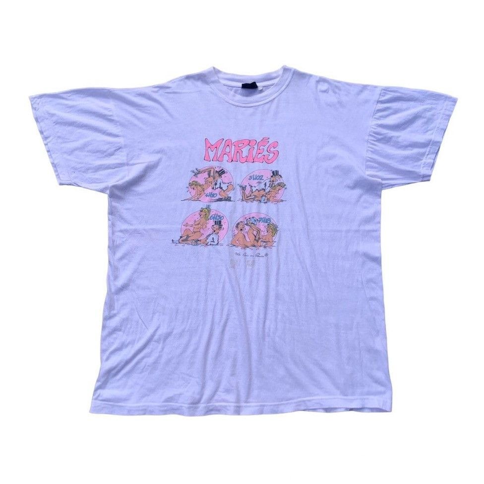 Vintage Vintage 90s Adult Humor Cartoon Graphic Porn Tee Size US XL / EU 56 / 4 - 4 Thumbnail