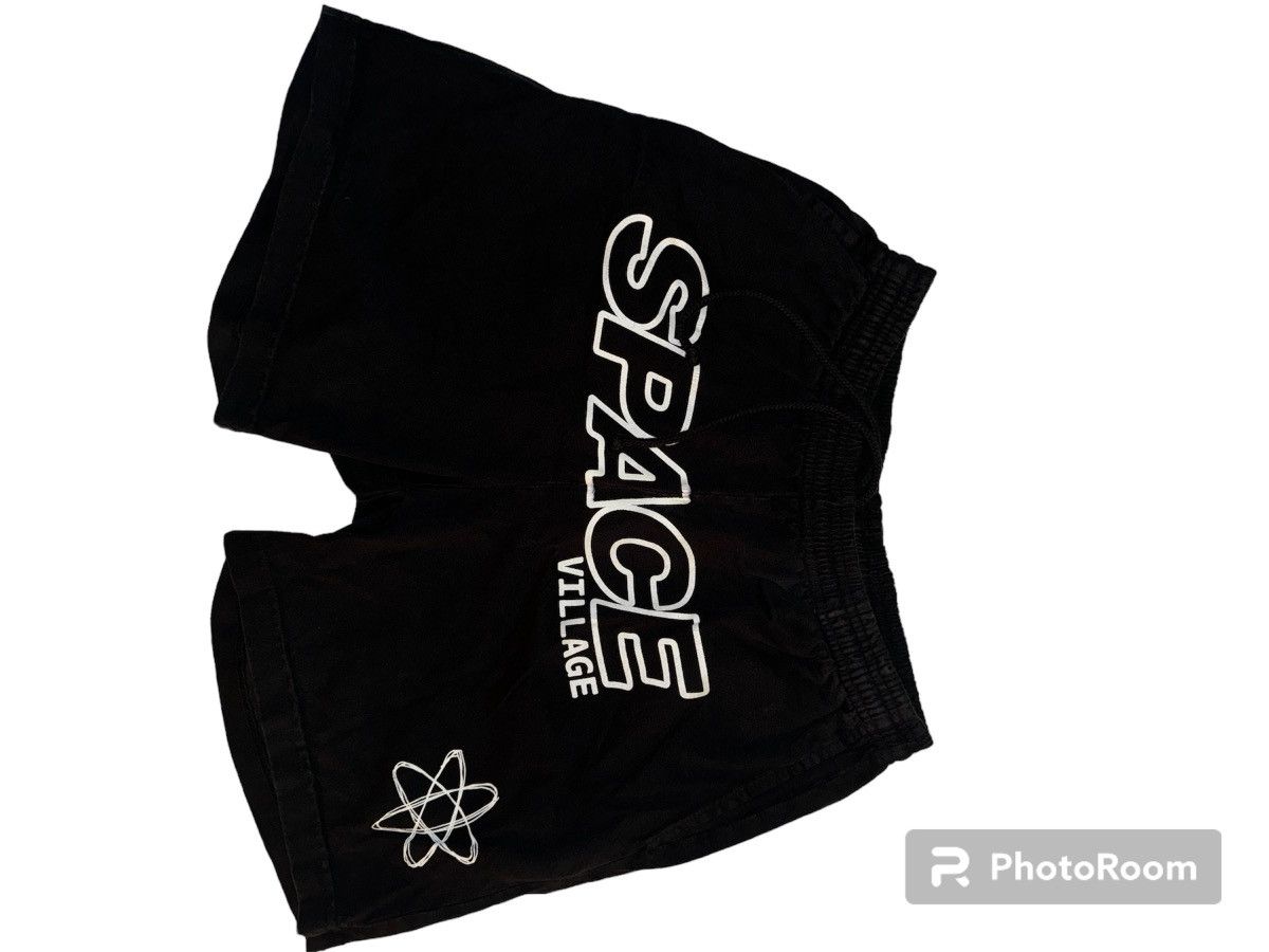 image of Travis Scott Space Village Short in Black, Men's (Size 27)
