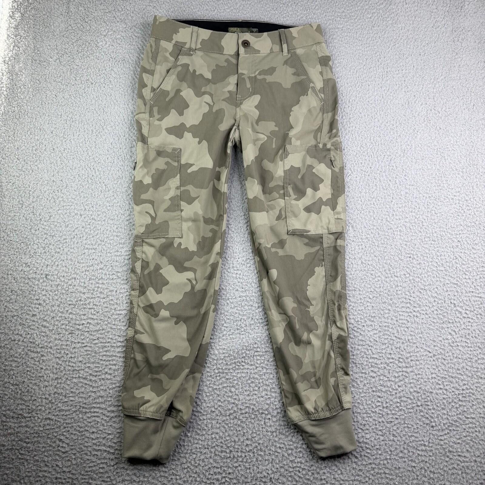 Prana Prana Halle Green Camo Joggers Women's 0 (28x26) Flap Pocket Size 25" / US 0 / IT 36 - 1 Thumbnail