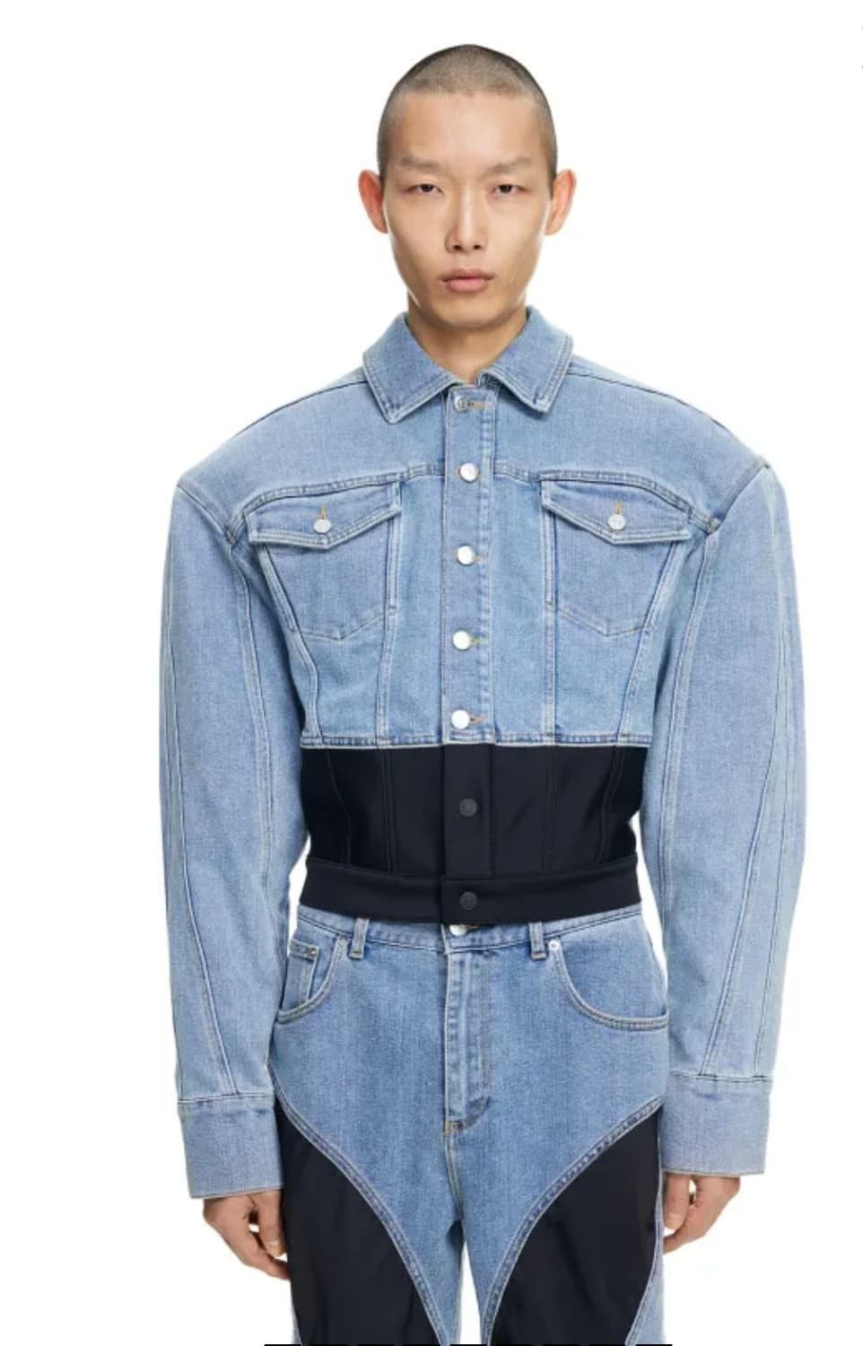 Mugler x H&M Denim Jacket Size М