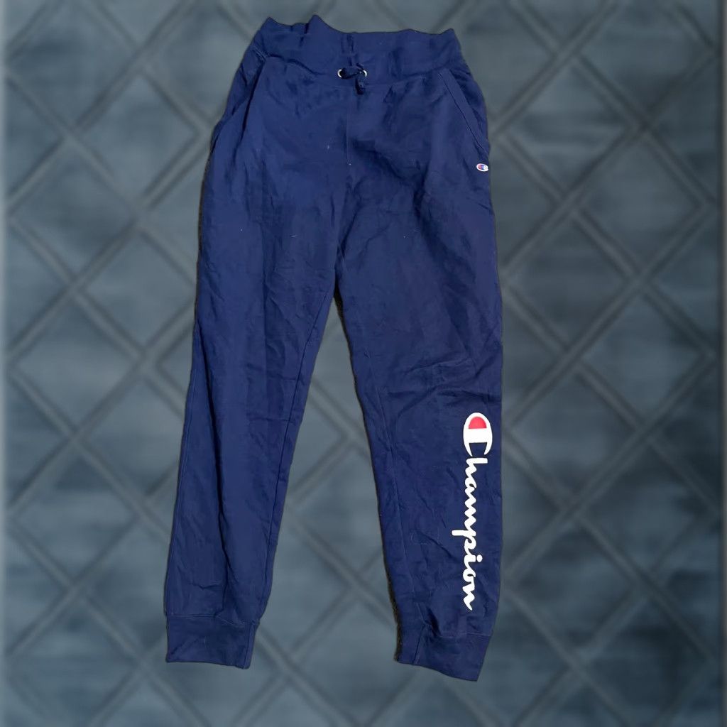 Champion Champion Mens Athletic Sweatpants Jogger Blue 30x29 Tapered Fleece Casual Pants Shirt? Size US 31 - 1 Thumbnail