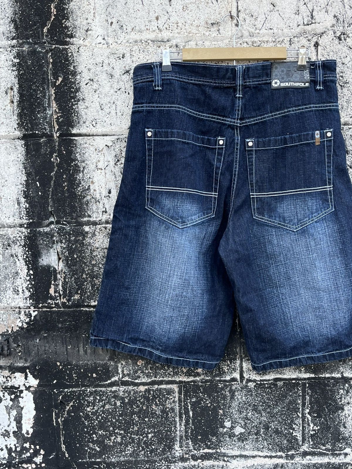 Other Southpole baggy fit faded denim jorts skater hype rare Size US 36 / EU 52 - 3 Thumbnail