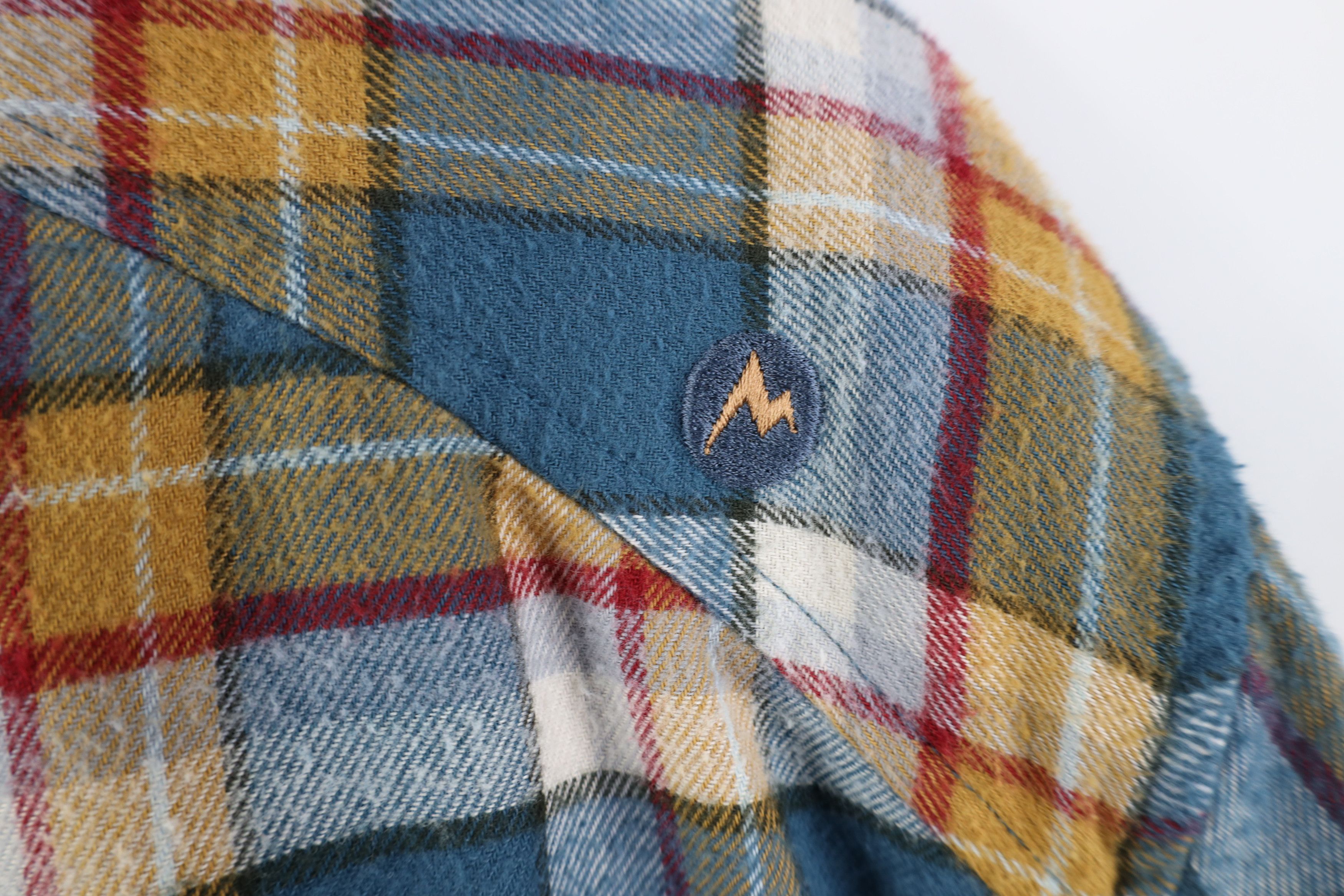 Marmot Marmot Button Collared Flannel Shirt Plaid Hiking Trekking Size US XL / EU 56 / 4 - 12 Thumbnail