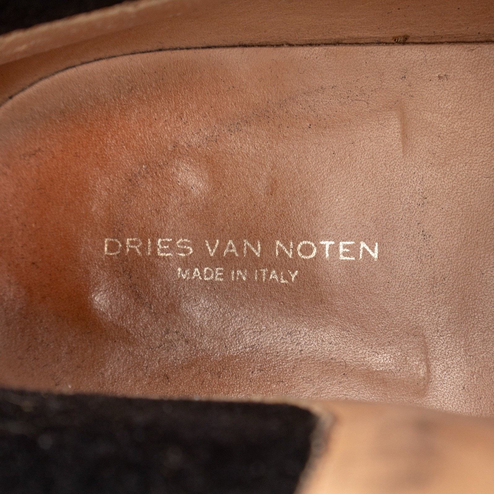Dries Van Noten 1.3k.$ Dries Van Noten Men's Black Leather Cap-Toe Boot US11 Size US 11 / EU 44 - 12 Thumbnail