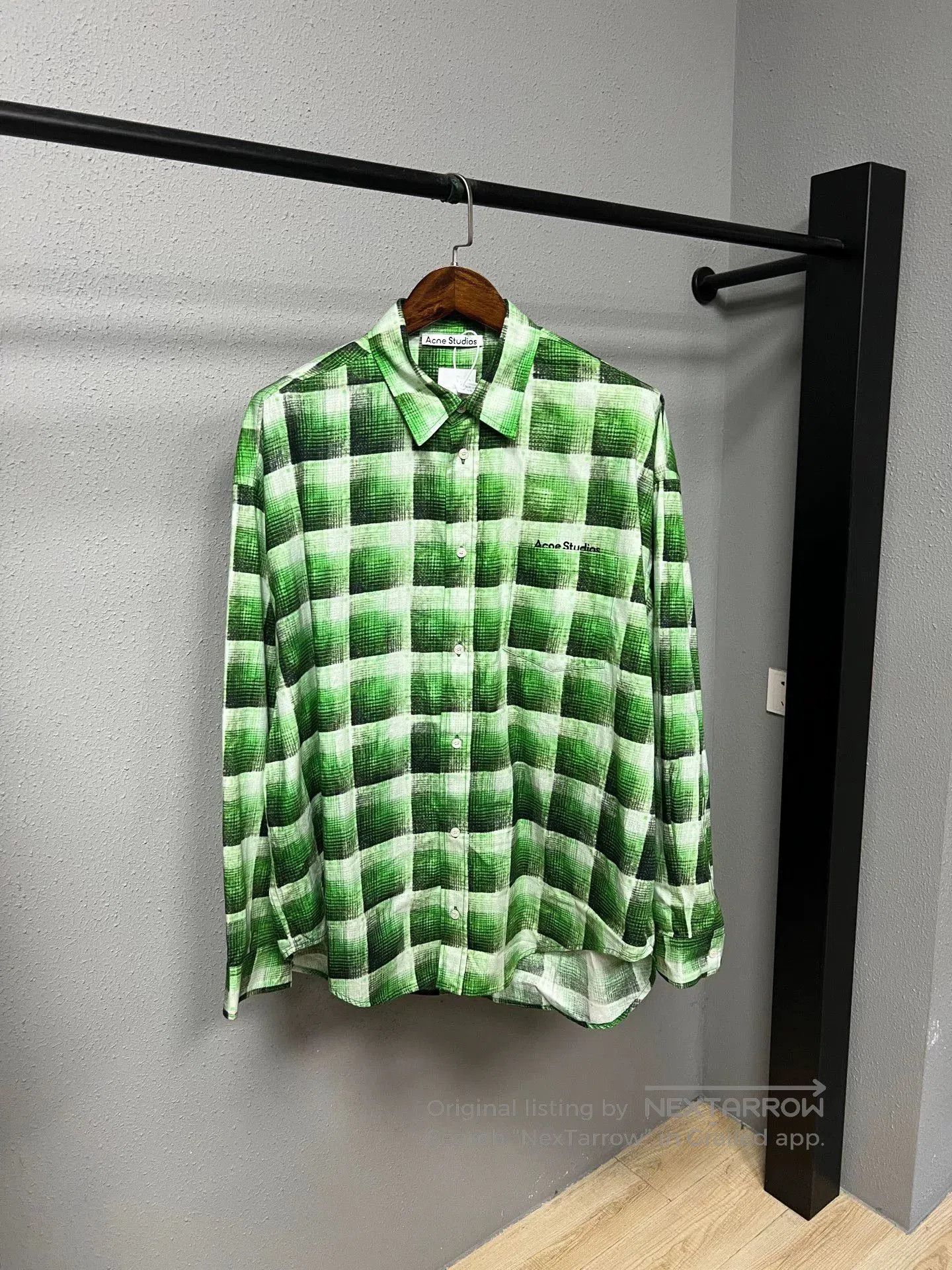 Acne Studios acne studios green plaid shirt size 50. Size US L / EU 52-54 / 3 - 1 Thumbnail