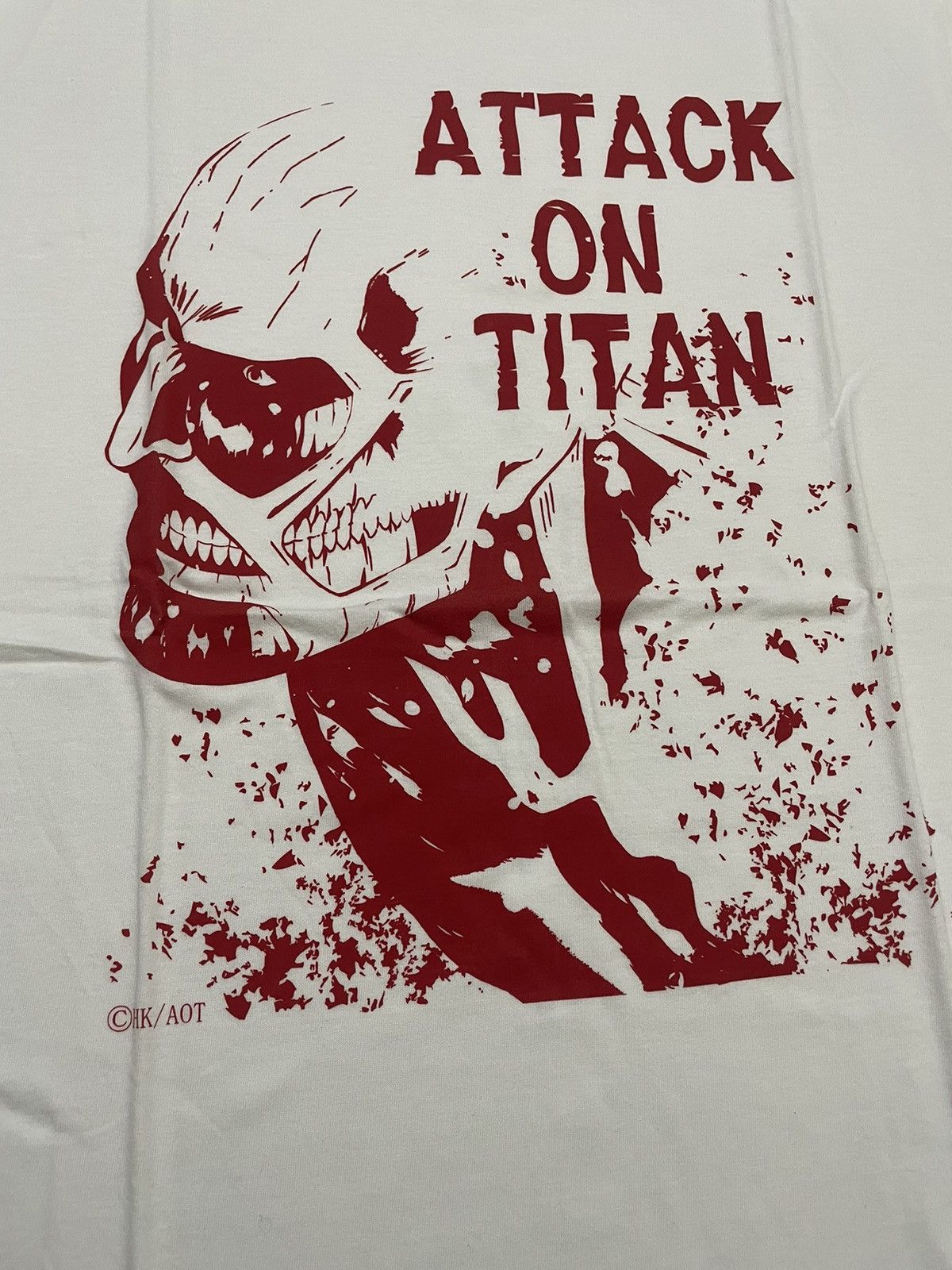 Vintage Vintage Y2K Attack On Titan Shirt Rare Design Size US L / EU 52-54 / 3 - 4 Thumbnail