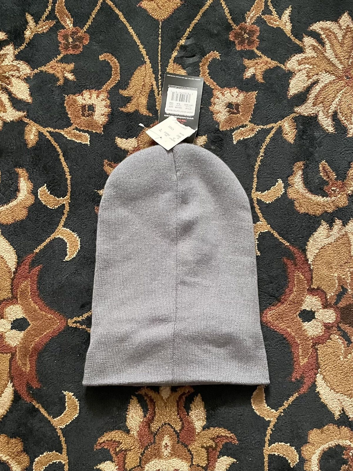 New Balance Vintage Y2K NWT New Balance Spellout Logo Grey Beanie Toque Size ONE SIZE - 5 Thumbnail