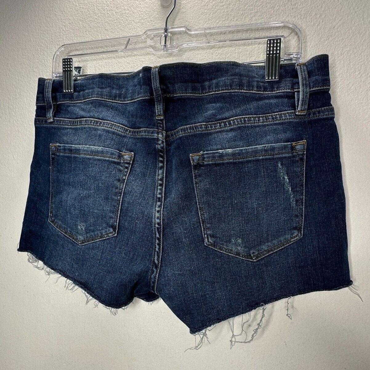 Frame Frame Le Cut Off Shorts Raw Frayed Fading & Whiskering 28 Size 28" / US 6 / IT 42 - 2 Thumbnail