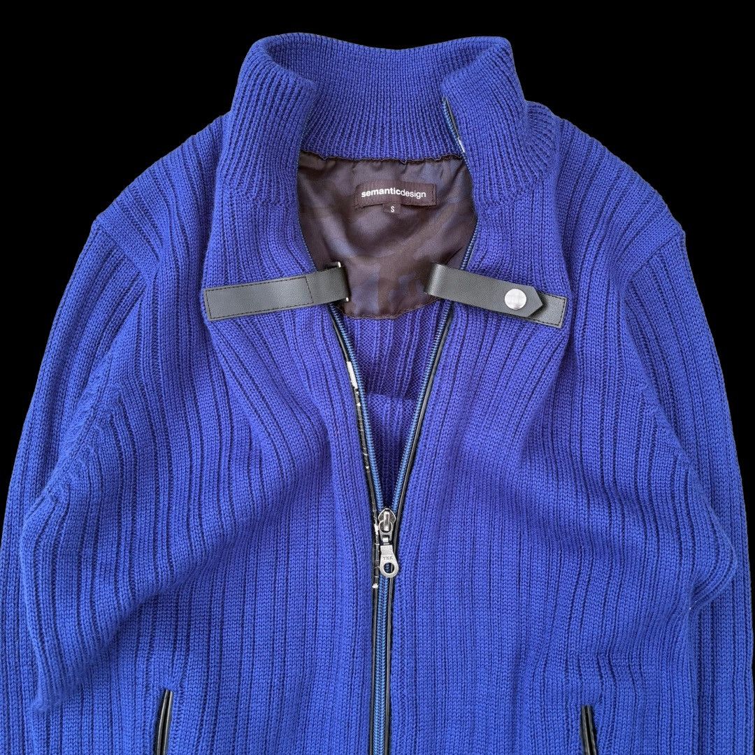 semanticdesign sematicdesign blue y2k knit Size US S / EU 44-46 / 1 - 4 Thumbnail