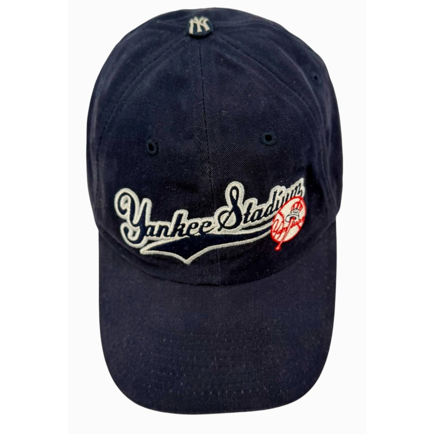 Drew Pearson Yankee Stadium Drew Pearson Navy Strap Back Baseball Cap Hat Size ONE SIZE - 5 Thumbnail