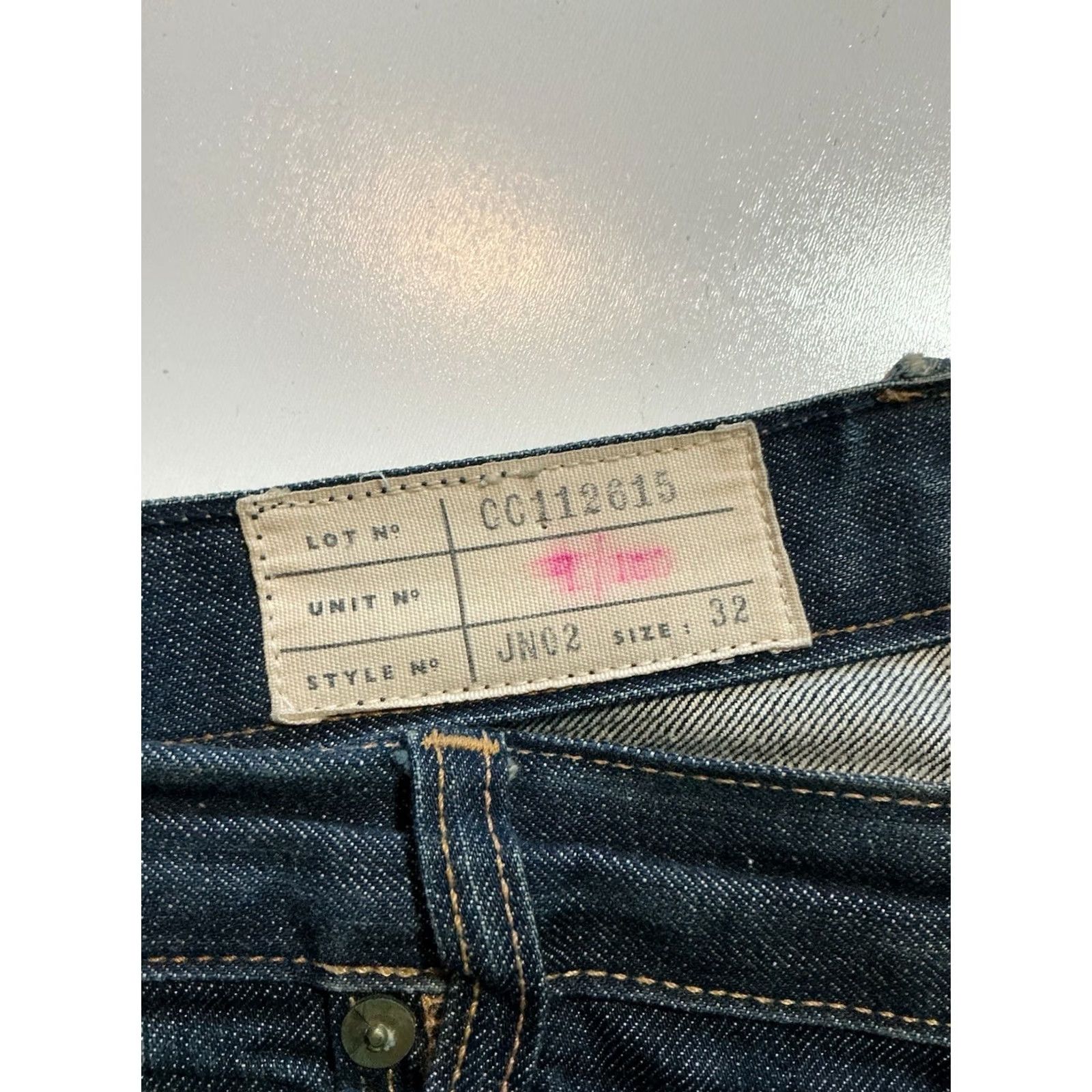 Denime CC15 Los Angeles Nathan Bogle JN02 Button Fly Men’s Blue Denim Jeans Sz 32 Slim Regular Size 34 30 Inseam Mens Jeans Color Blue - 2000s 90s? Size US 32 / EU 48 - 4 Thumbnail