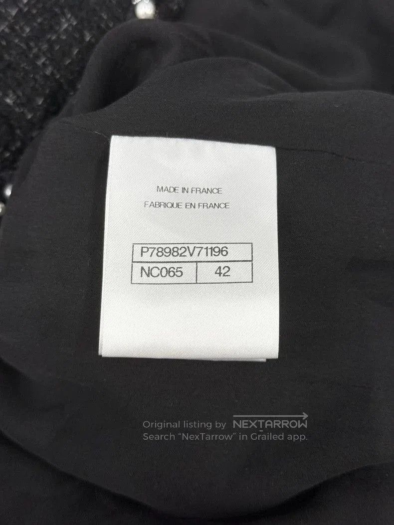 Chanel Chanel 25P Black Pearl Jacket. Size US M / EU 48-50 / 2 - 5 Thumbnail