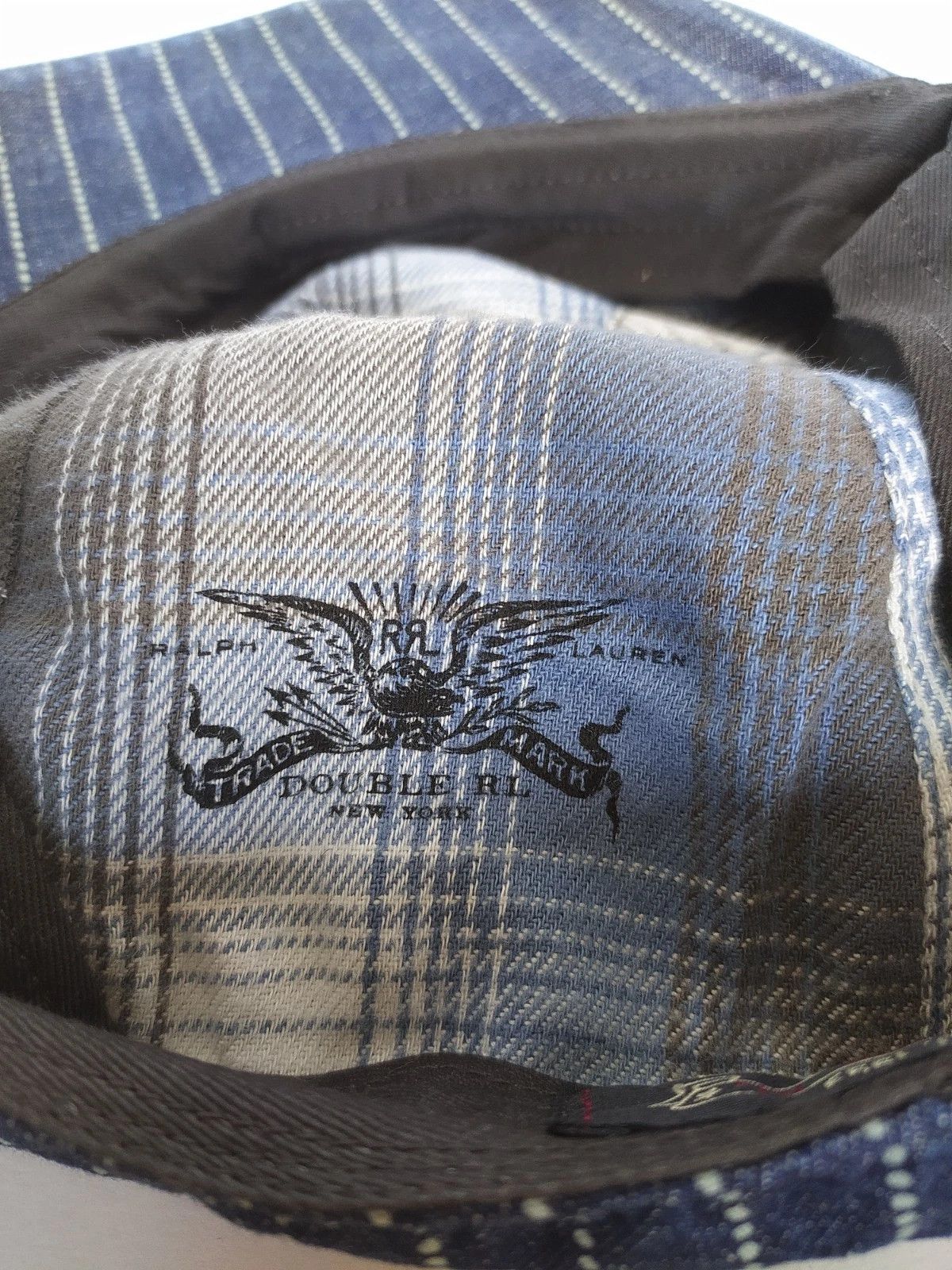 RRL Ralph Lauren DOUBLE RL Cotton-Linen Newsboy Cap T/3027 Size ONE SIZE - 6 Thumbnail