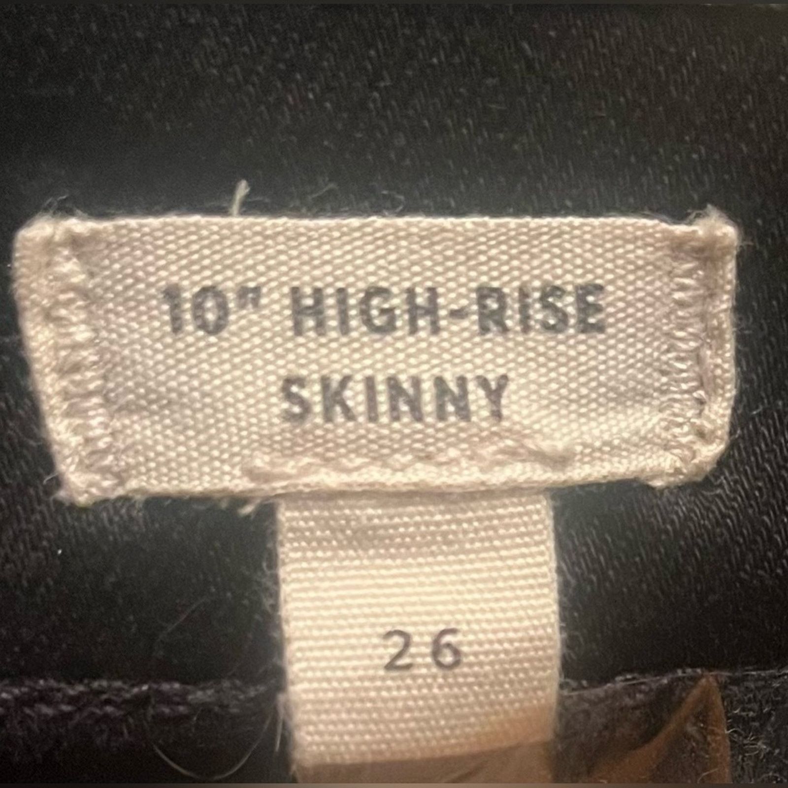 Madewell Madewell 10” High-Rise Skinny Jeans, size 26 Size 25" / US 0 / IT 36 - 7 Thumbnail