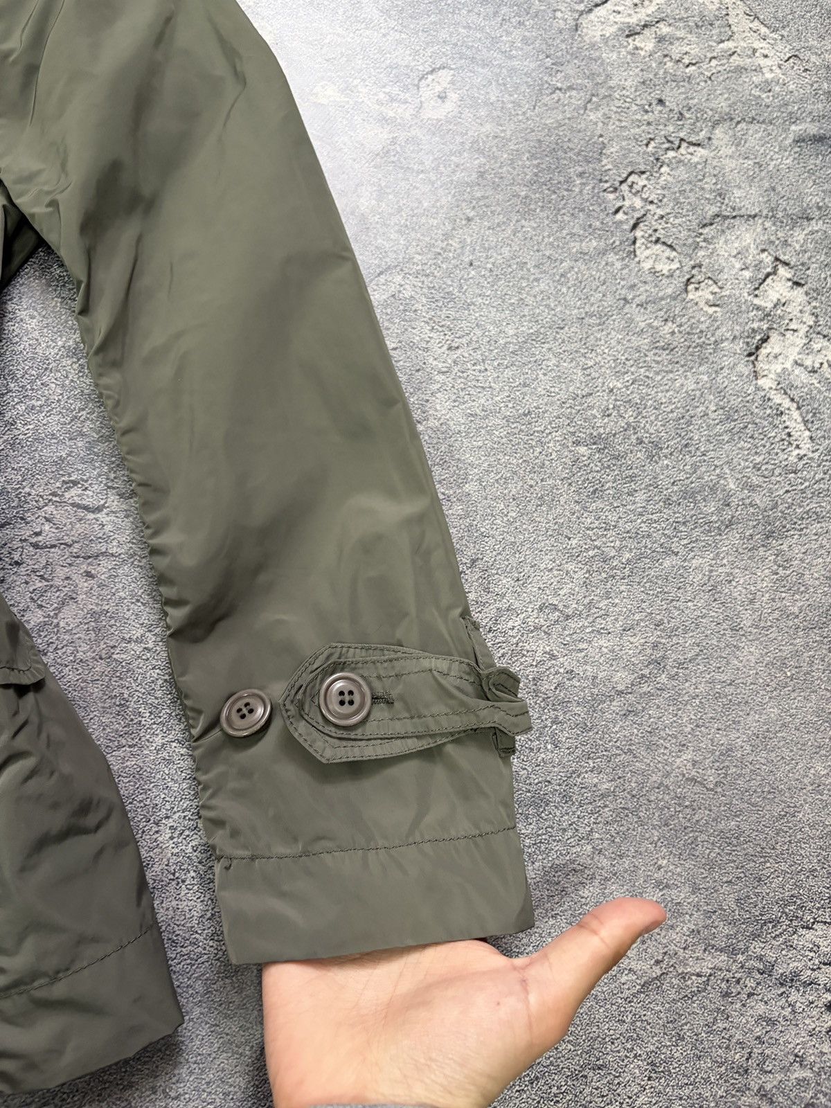 Diesel Diesel Green Double-Breasted Trench Coat M Light Windbreaker Size M / US 6-8 / IT 42-44 - 17 Thumbnail