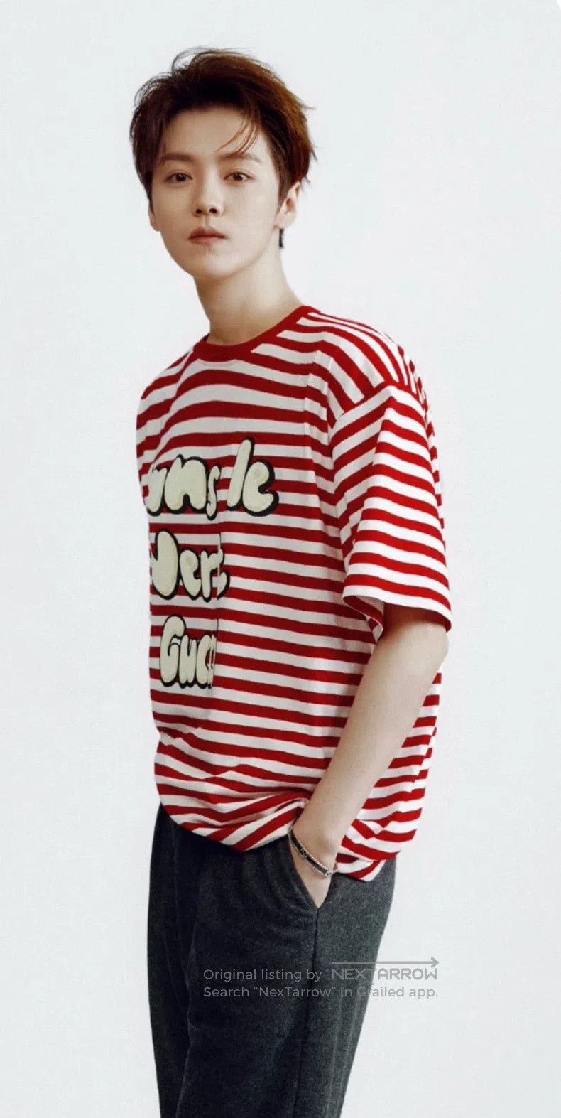 Gucci Gucci New Year's Series Letter Logo Printed Striped Round- Size US L / EU 52-54 / 3 - 7 Thumbnail