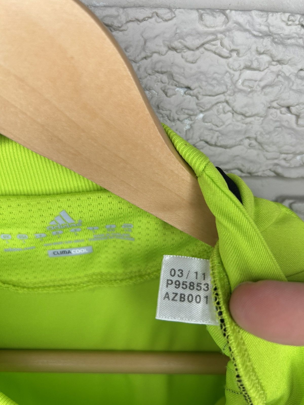 Adidas Adidas Chelsea 2010 Long Sleeve Goalkeeper Jersey Size US L / EU 52-54 / 3 - 11 Thumbnail