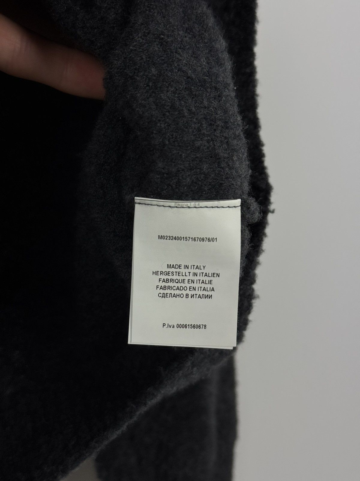 Gran Sasso Gran Sasso Italy Wool Gray Basic Sweater Size US M / EU 48-50 / 2 - 13 Thumbnail
