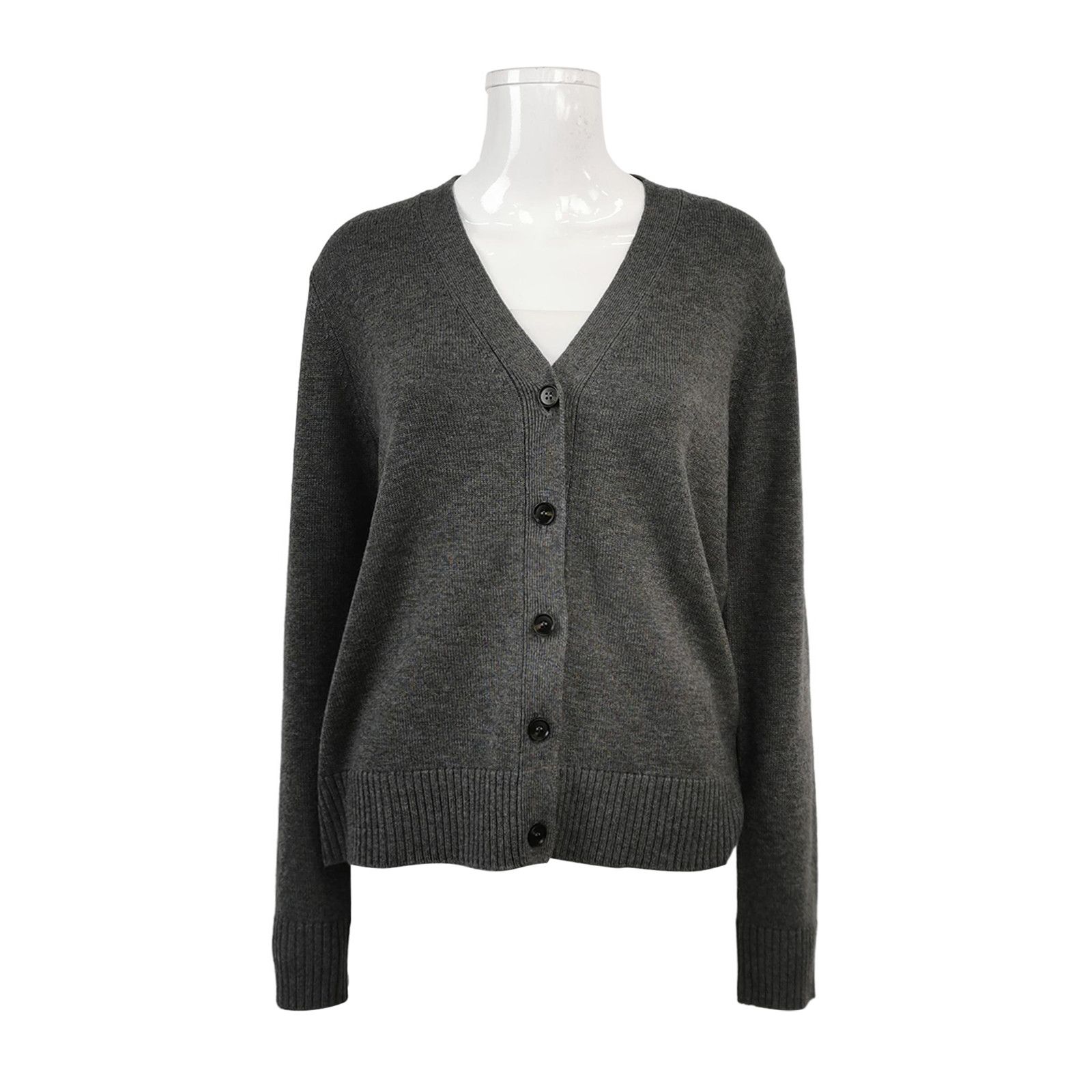 Max Mara 'S MaxMara Elbow Patch Wool Cardigan Size L Size L / US 10 / IT 46 - 1 Thumbnail