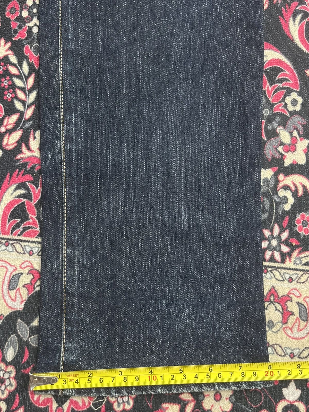Wrangler Vintage Wrangler Dark Blue Washed Straight Leg Jeans Size US 33 - 16 Thumbnail