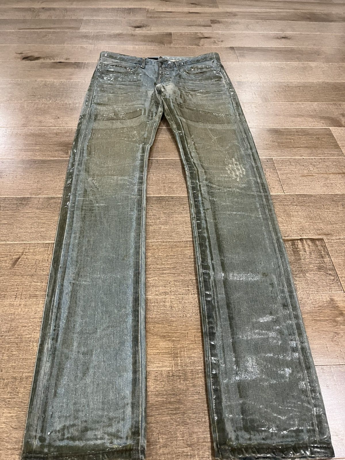 Dior Dior Homme SS04 Bleu Claire Denim Size US 28 / EU 44 - 3 Thumbnail