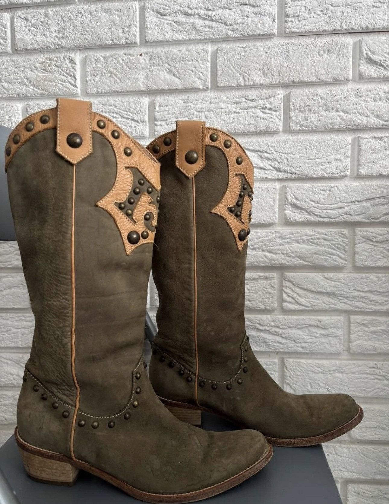 Moschino Moschino Jeans women leather cossack boots big logo Size US 8 / IT 38 - 2 Thumbnail