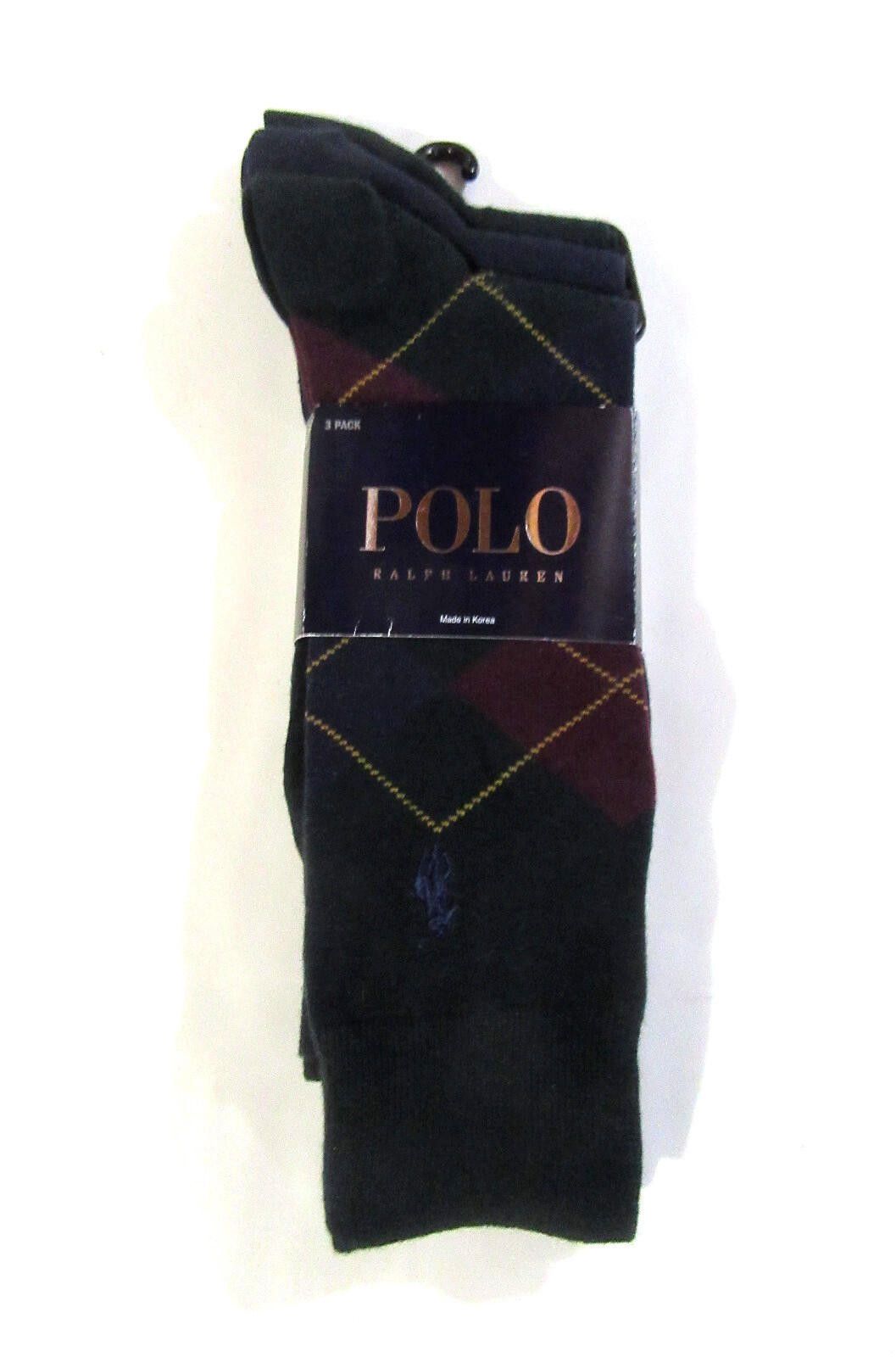 Polo Ralph Lauren Polo Ralph Lauren Mens Trouser Dress Socks 3 pack Size ONE SIZE - 1 Thumbnail