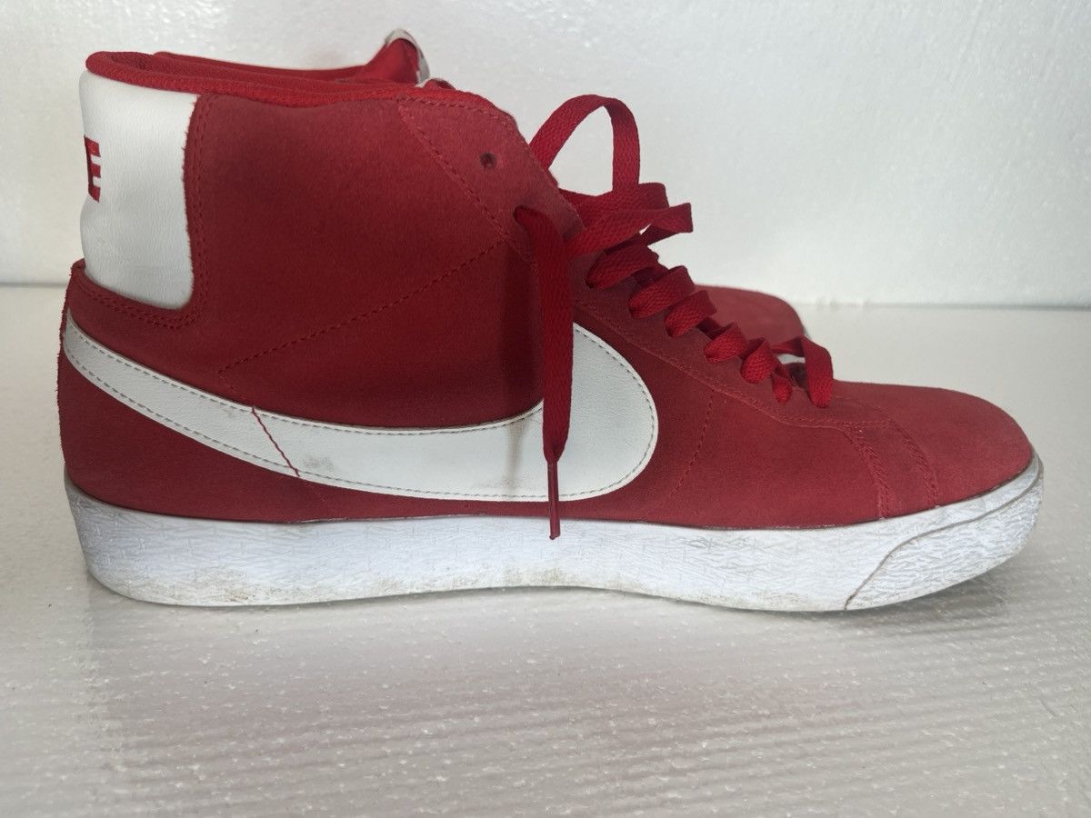 Nike SB Nike SB Blazer Mid Sz 14 Red Gently Used Size US 14 / EU 47 - 5 Thumbnail