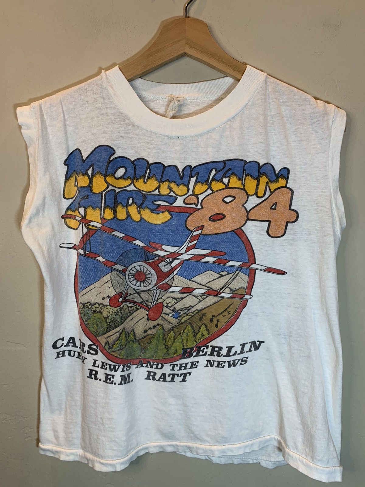 Band Tees × Vintage RARE* Vintage 1984 Mountain Aire Festival Single Stitch Tank Size US L / EU 52-54 / 3 - 1 Thumbnail
