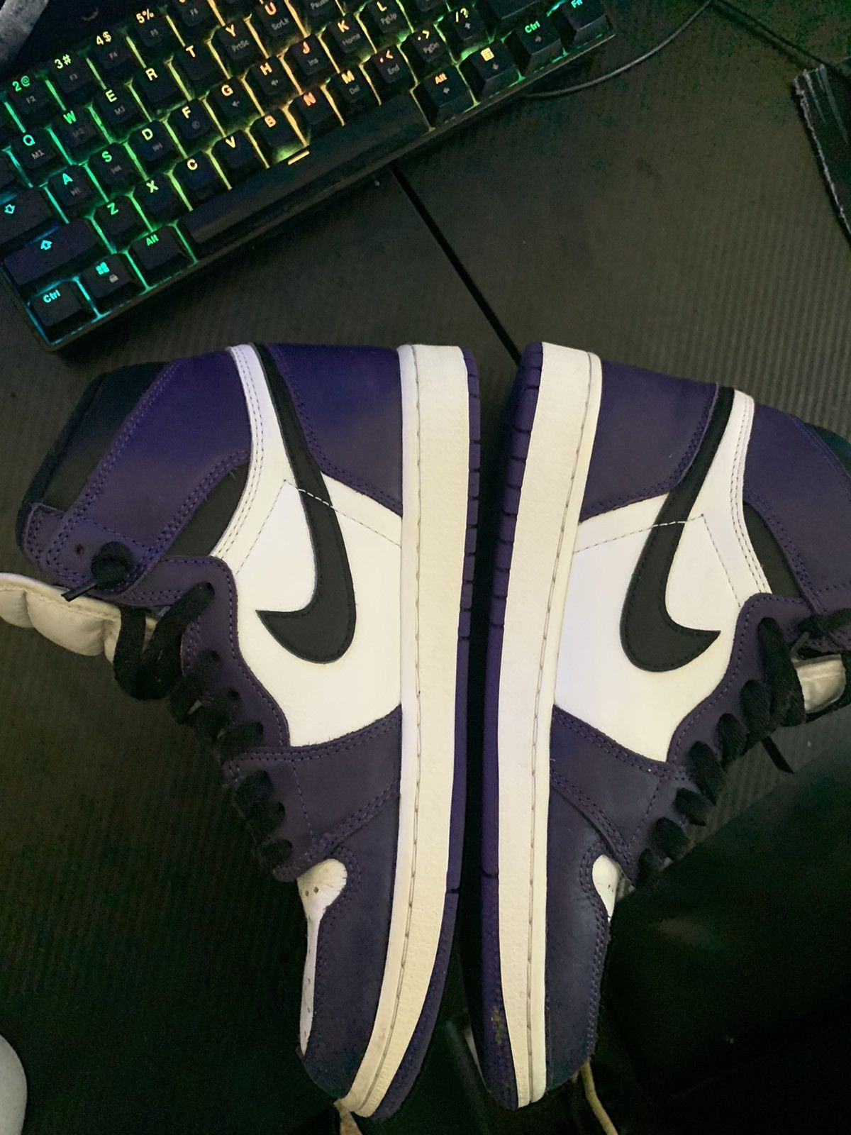 Jordan Brand Jordan 1 court purple 2.0 Size US 9 / EU 42 - 7 Thumbnail