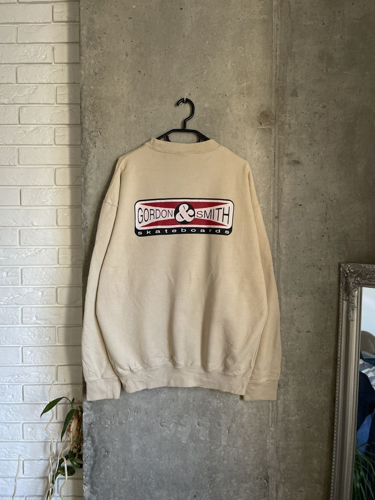 Vintage × Welcome Skateboards Vintage 90s Gordon and Smith Skateboards Sweatshirt Sk8 Y2k Size US XL / EU 56 / 4 - 1 Thumbnail