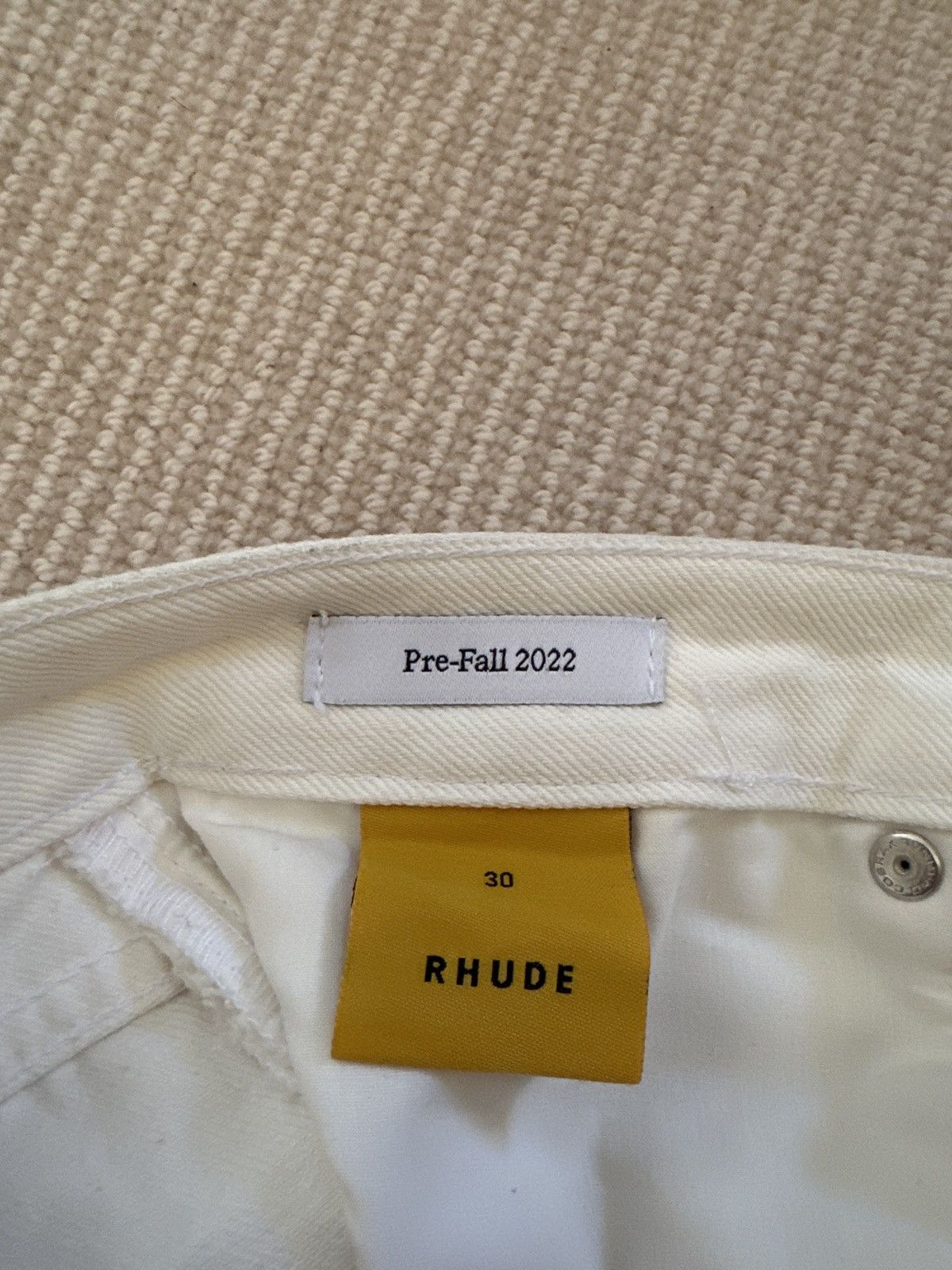Rhude White Denim Rhude Jeans Size 30 Size US 30 / EU 46 - 7 Thumbnail
