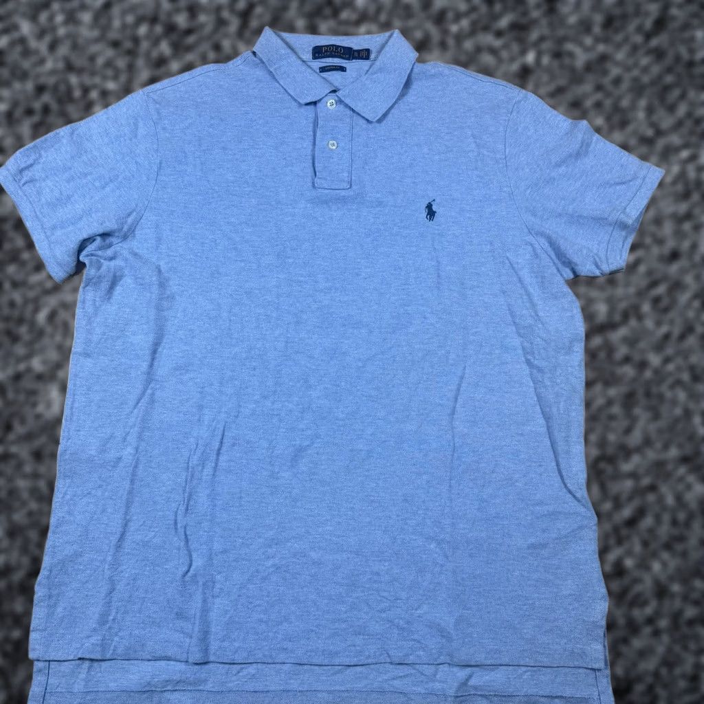 Ralph Lauren Polo Ralph Lauren Shirt XL Mens Custom Short Sleeve Blue Size US XL / EU 56 / 4 - 1 Thumbnail