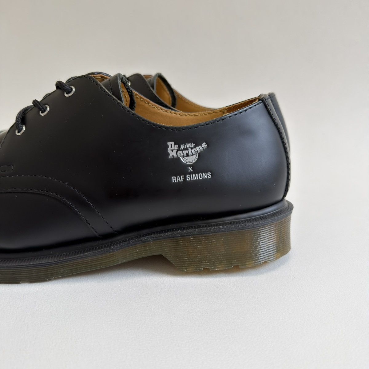 Raf Simons Keaton 1 Black Leather Metal Toe Cap Shoes Size US 10 / EU 43 - 6 Thumbnail