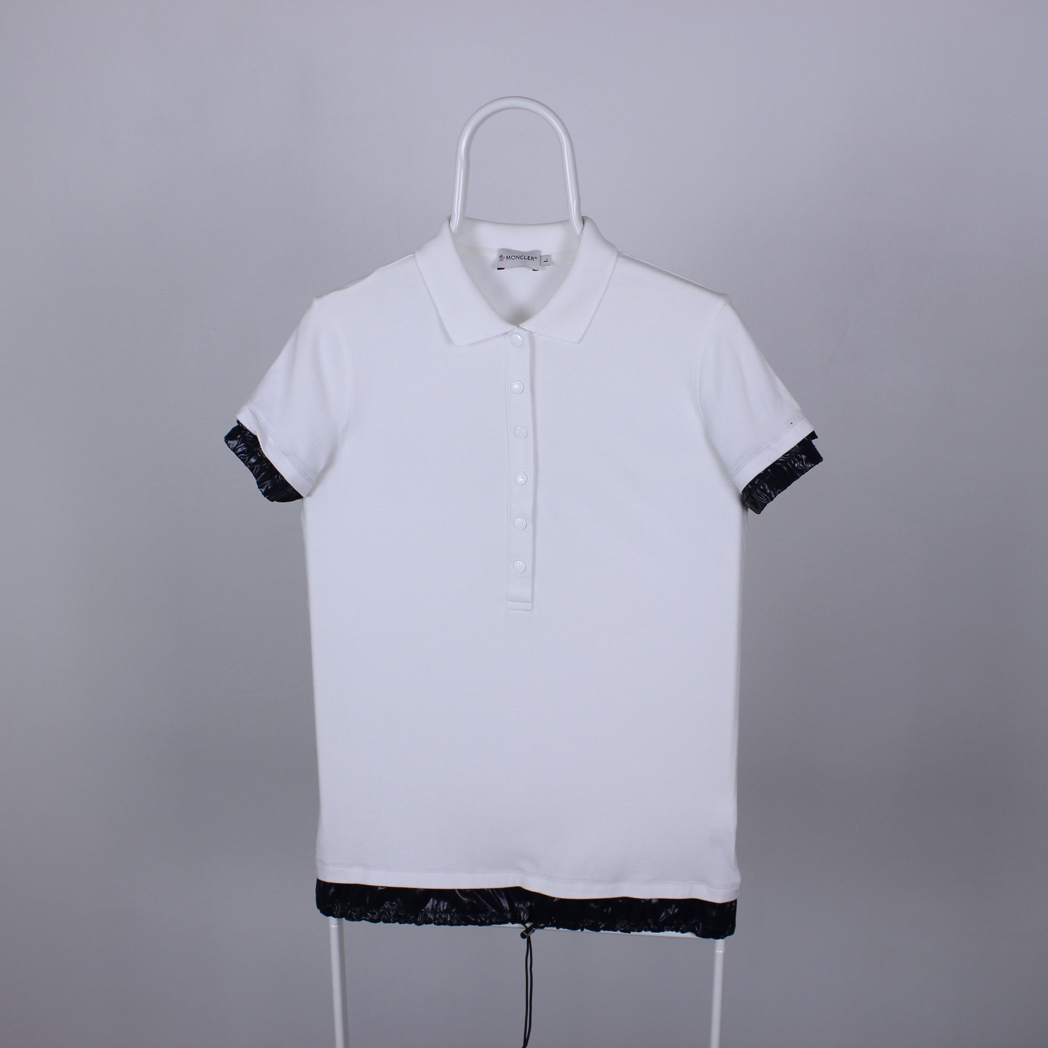 Moncler Moncler polo shirt women cotton white M L Size L / US 10 / IT 46 - 6 Thumbnail