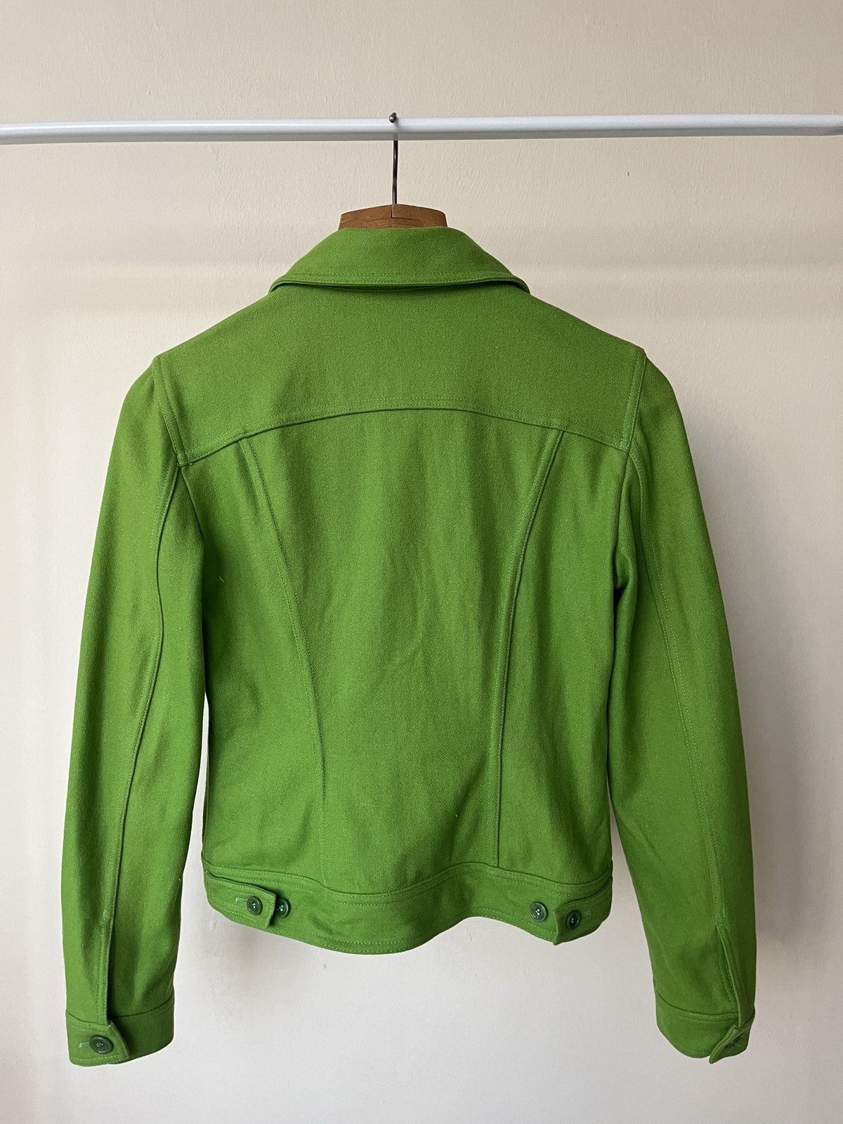 Dolce & Gabbana Dolce & Gabbana Green Neon Wool Jacket Size XS / US 0-2 / IT 36-38 - 4 Thumbnail