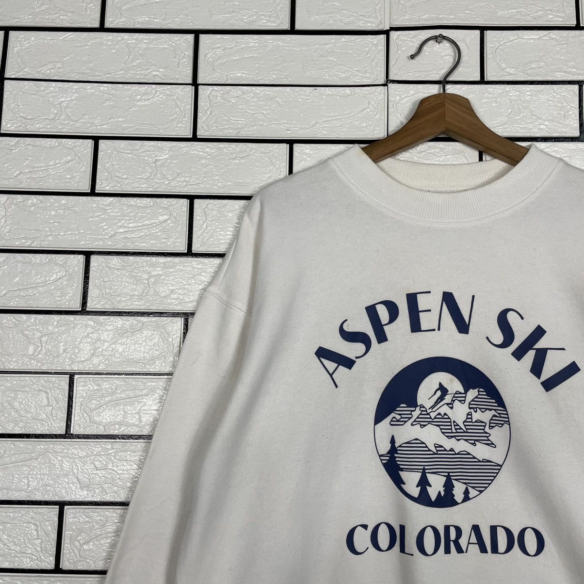 Japanese Brand Aspen Ski Colorado Crewneck Sweatshirt Size US L / EU 52-54 / 3 - 6 Thumbnail