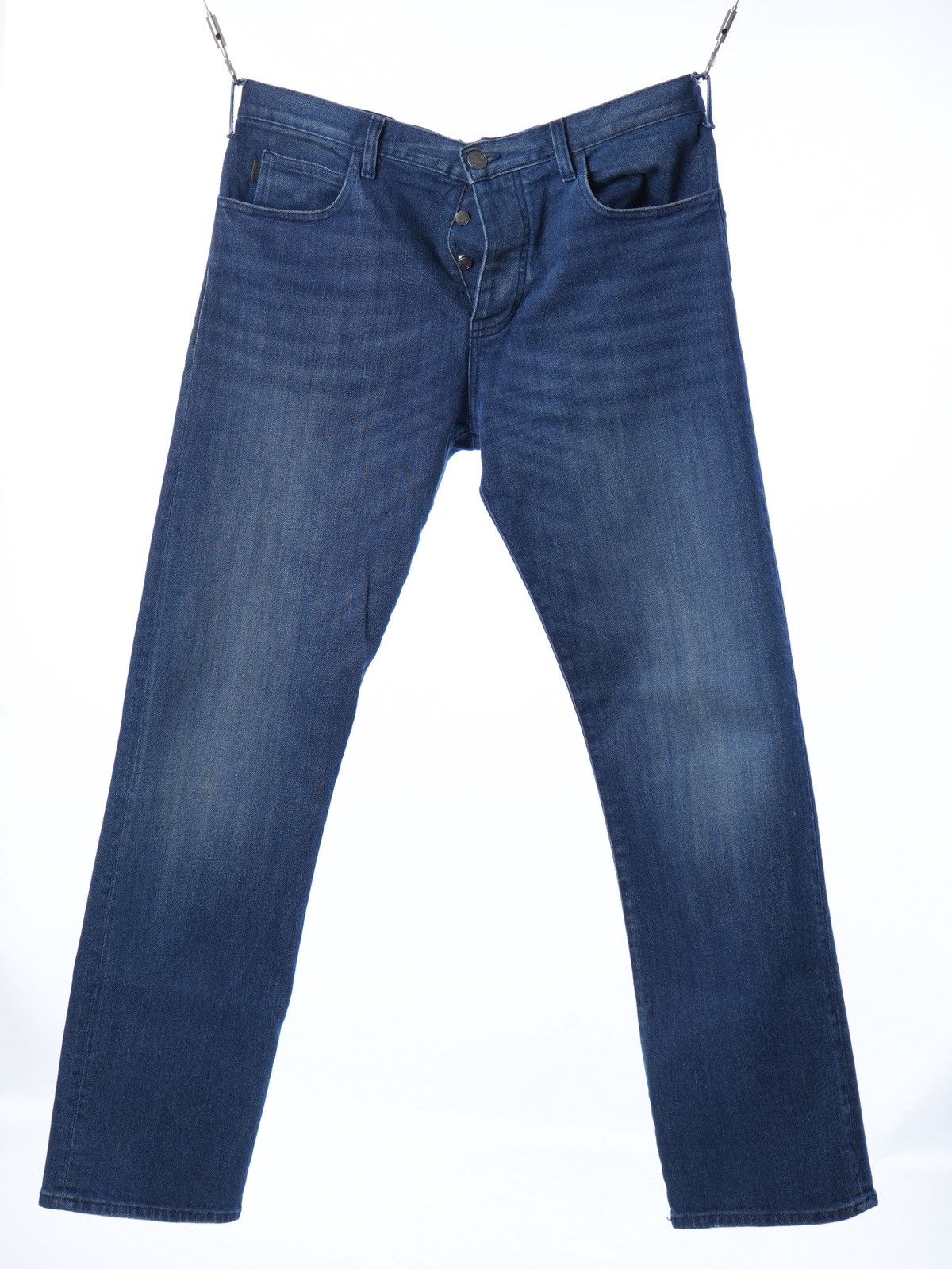 Armani Armani Jeans Metal Logo Blue Denim Pants Size 34 Size US 34 / EU 50 - 7 Thumbnail
