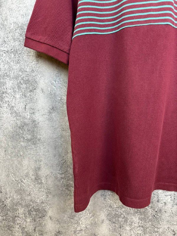 Fred Perry Fred Perry Polo Shirt Striped with Pocket Slim Fit Size US XL / EU 56 / 4 - 6 Thumbnail