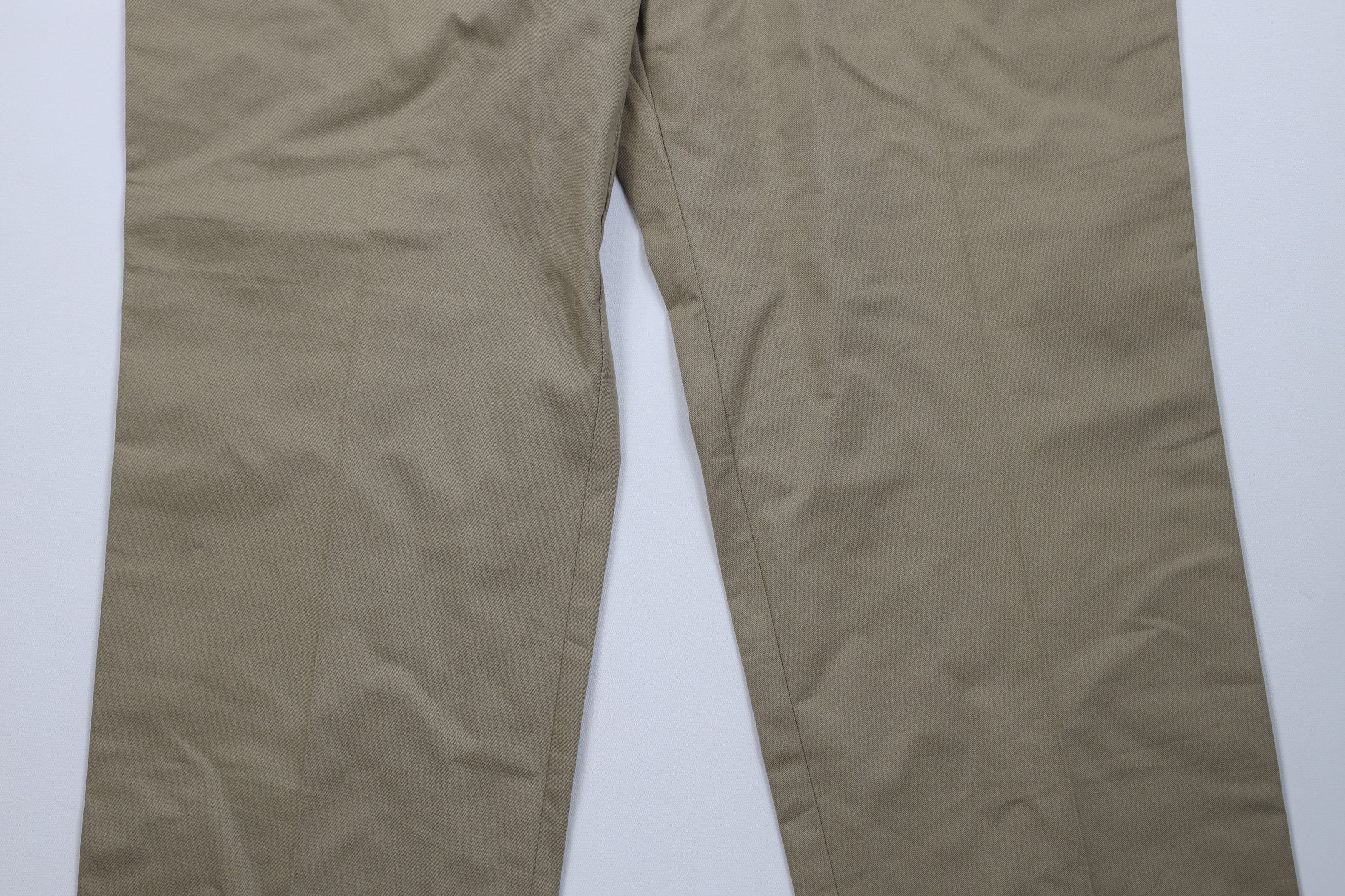 Vintage Vintage 70s 80s Streetwear Wide Leg Pants Trousers Beige USA Size US 38 / EU 54 - 3 Thumbnail