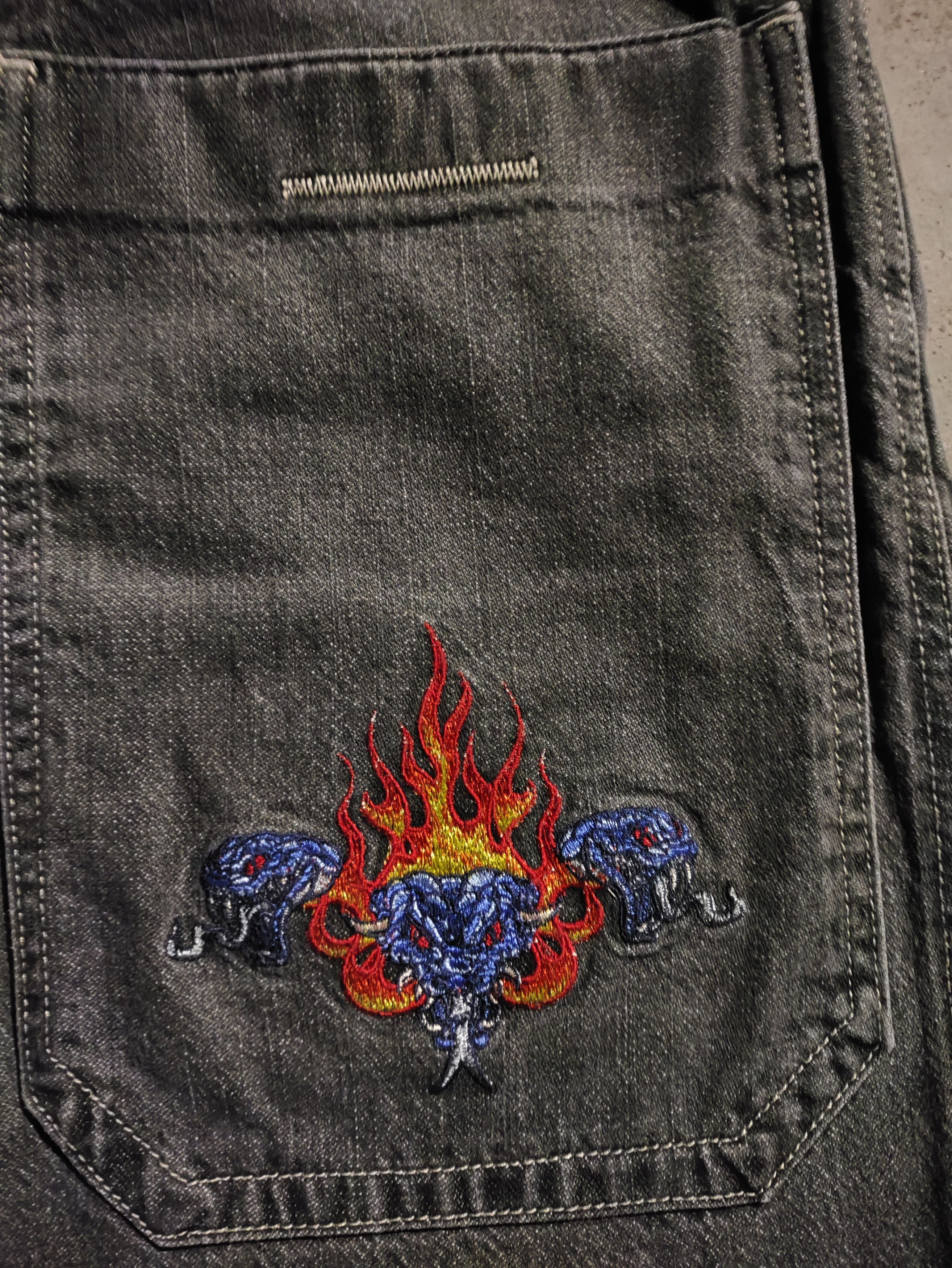 Affliction × JNCO JNCO Tribal baggy jeans Size US 27 - 8 Thumbnail